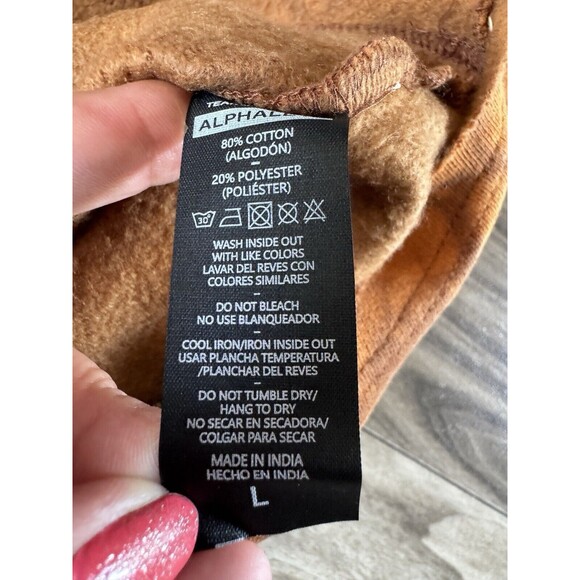 Alphalete Brown Tie-Dye Sweatshirt - Picture 6 of 7